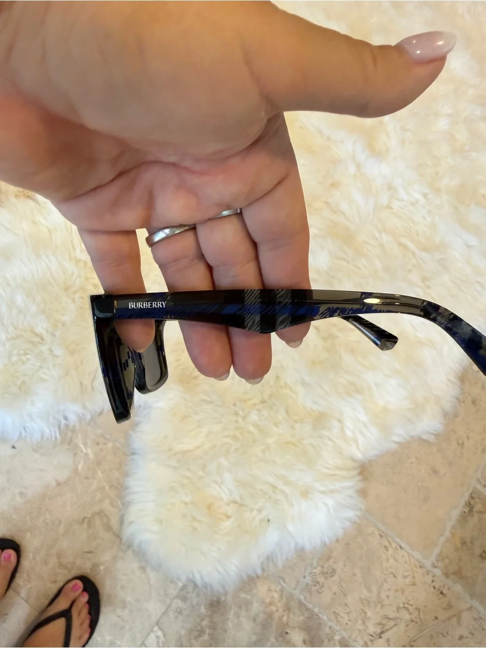 Burberry Black Square-Edge Men’s Sunglasses brand new in box